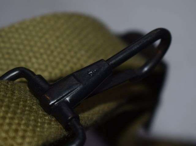 81) Mint Original Early WW2 US Army Issue M-36 Equipment Suspenders Dated 1942 — image 3