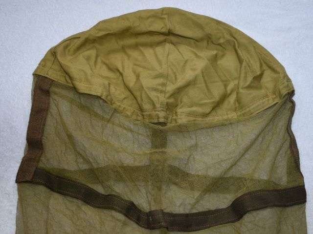 83) Mint Unissued WW2 British Army Tropical Issue Anti Mosquito Helmet Face Net 1944 — image 4