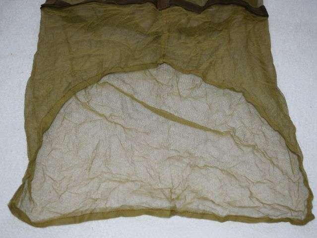 83) Mint Unissued WW2 British Army Tropical Issue Anti Mosquito Helmet Face Net 1944 — image 5