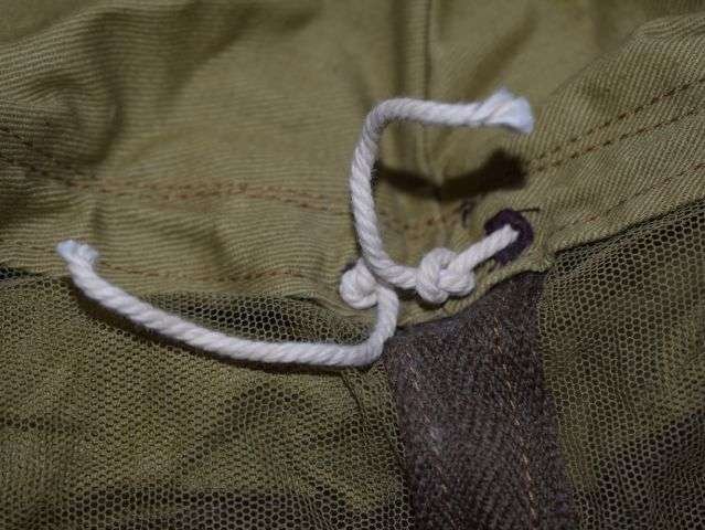 83) Mint Unissued WW2 British Army Tropical Issue Anti Mosquito Helmet Face Net 1944 — image 6