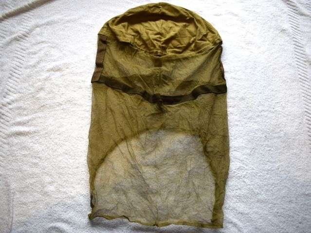83) Mint Unissued WW2 British Army Tropical Issue Anti Mosquito Helmet Face Net 1944 — image 8