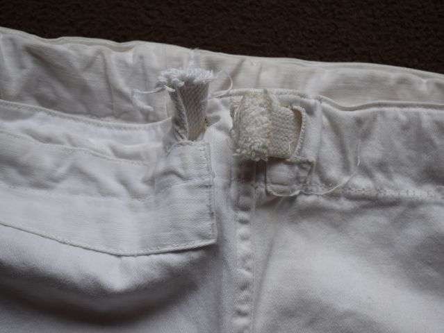 92) Nice Clean Original WW2 British Army Heavy Duty Snow Camo Trousers — image 11