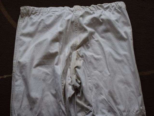 92) Nice Clean Original WW2 British Army Heavy Duty Snow Camo Trousers — image 3