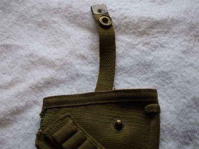 96) Good Original WW2 Officialy Cut Down Tankers Pistol Holster — image 5