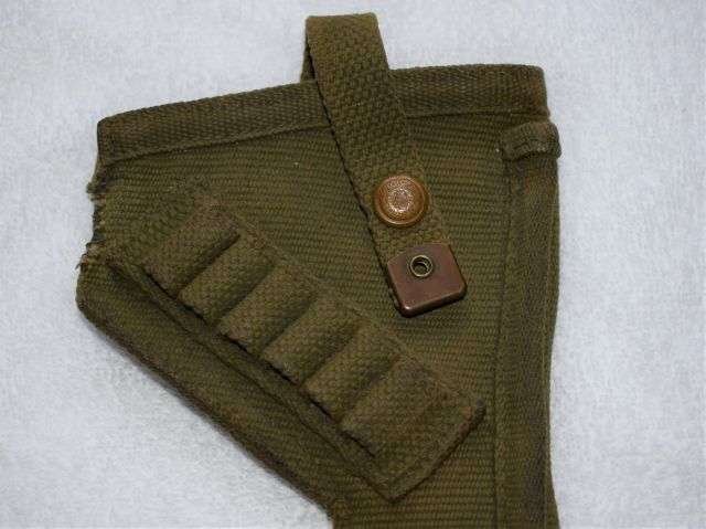 96) Good Original WW2 Officialy Cut Down Tankers Pistol Holster — image 6