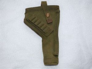 96) Good Original WW2 Officialy Cut Down Tankers Pistol Holster