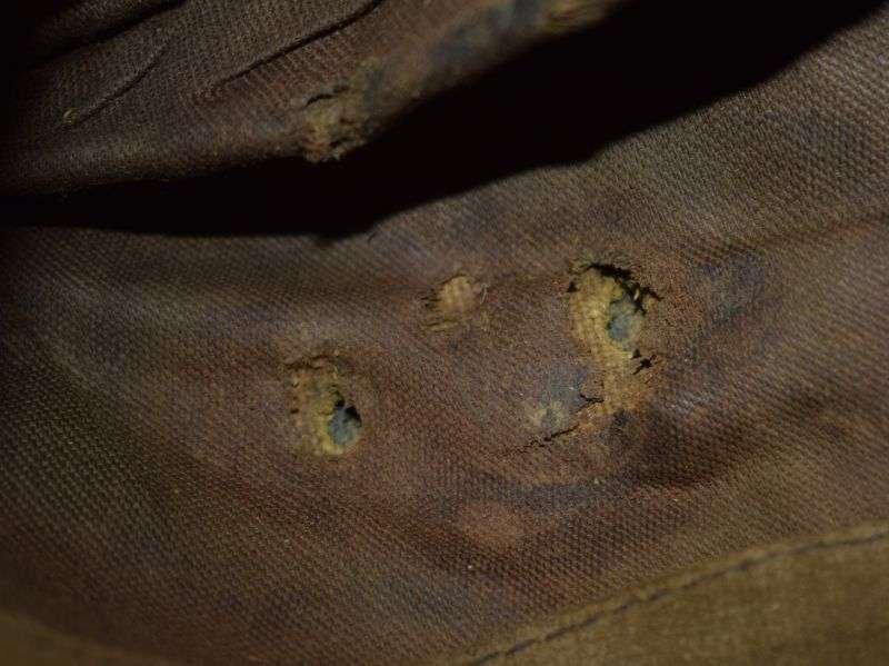 24) Excellent Original Well Used WW2 RAF Officers FS Side Cap & Badge — image 2