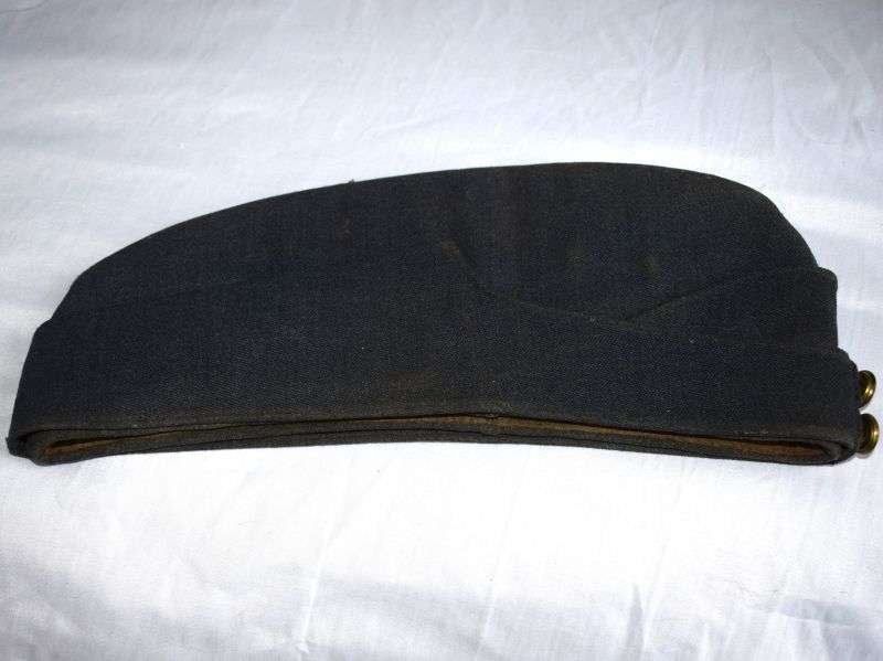 24) Excellent Original Well Used WW2 RAF Officers FS Side Cap & Badge — image 6