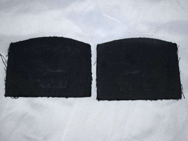 26) Excellent Original WW2 RAF, RCAF Canada USA Cloth Insignia Pair — image 2