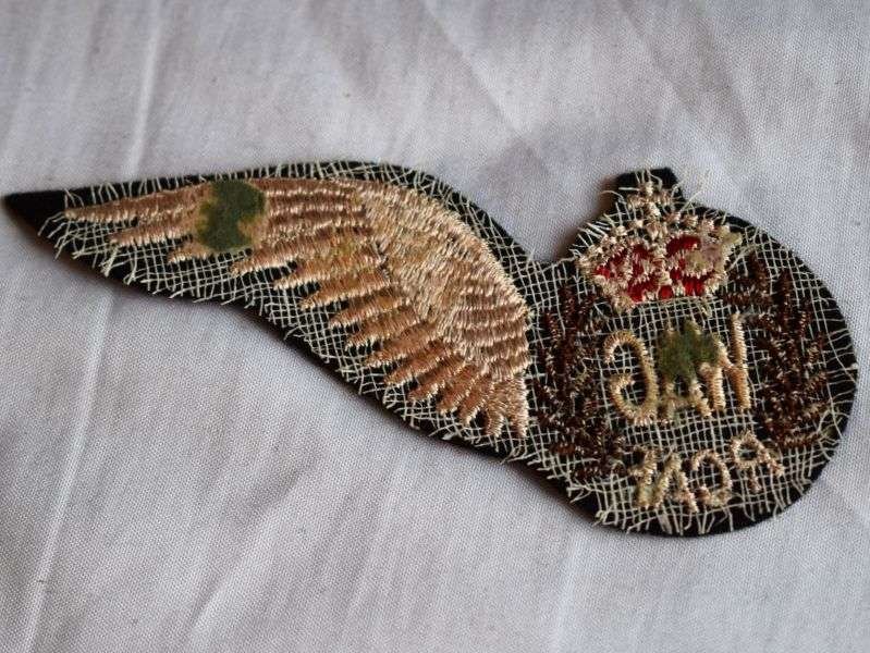 29) Excellent Original WW2 RCAF Wireless Operator Air / Gunner WAG Brevet — image 2