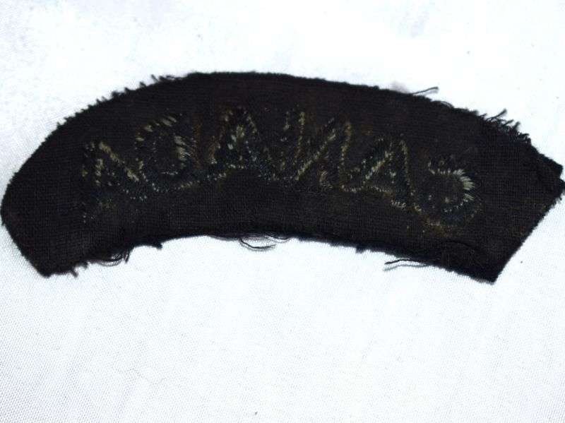 30) Excellent Original WW2 RCAF Canada Woven Cloth Shoulder Title — image 2