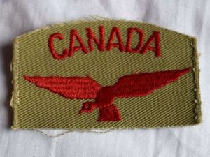 38) Excellent Original WW2 RCAF Red Canada Over Albatross Tropical …