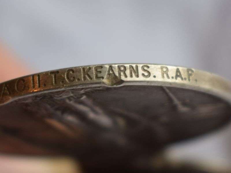 44) Post WW2 RAF General Service Medal with Palestine 1945-48 Bar, to 4003568 A.C.II. T.C.Kearns. R.A.F. — image 2