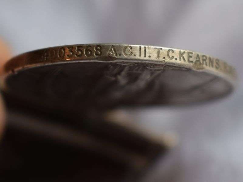 44) Post WW2 RAF General Service Medal with Palestine 1945-48 Bar, to 4003568 A.C.II. T.C.Kearns. R.A.F. — image 3