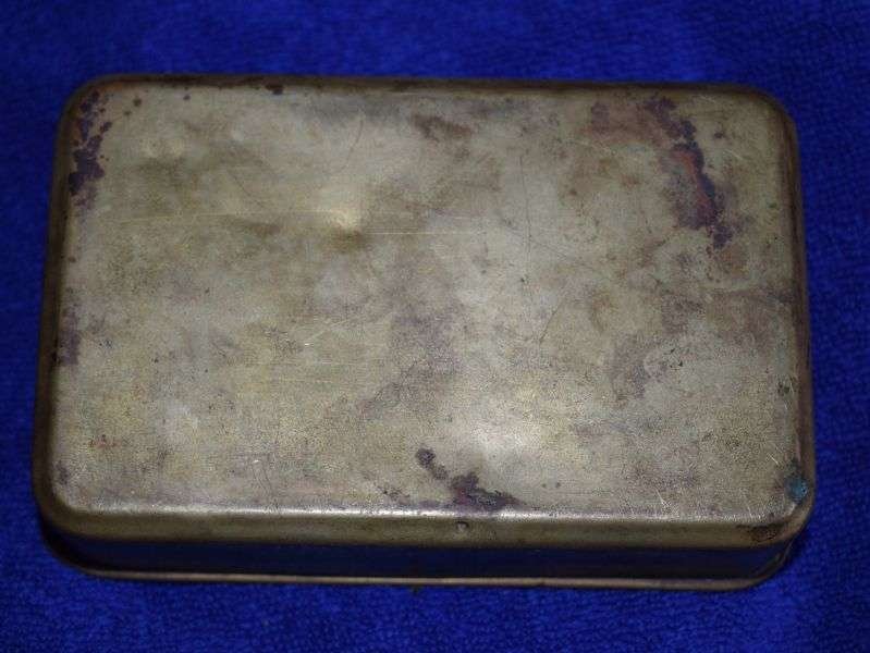 63) Good Original WW1 British Princess Mary Gift Tin Christmas 1914 In Good Condition — image 7