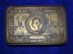 63) Good Original WW1 British Princess Mary Gift Tin Christmas …