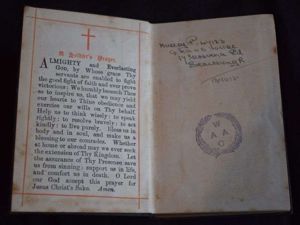 30) Original WW1 British Soldiers Common Prayer Book Named To …