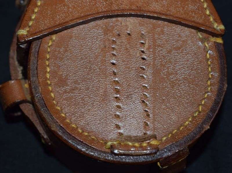 32) Nice Clean Original 1939 Dated Marching Compass in 1940 Dated Leather Case — image 18
