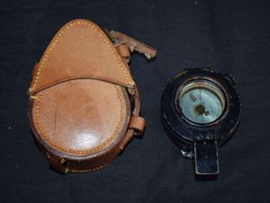 32) Nice Clean Original 1939 Dated Marching Compass in 1940 …