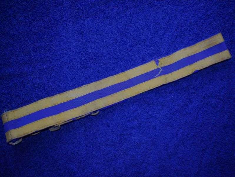 91) Nice Original Victorian British Indian Army Waist Belt & Locally Made Sand Cast Victorian Buckle — image 4