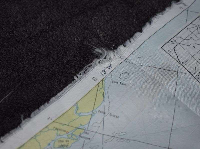 23) Tatty Original USAAF Silk/Rayon Escape Map C50/C51 British & French Guiana & Brazil 1944 — image 15