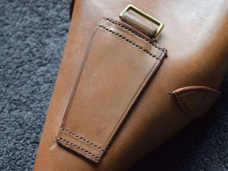 28) Excellent Near Mint Original Boer War – WW1 British Army Officers Pistol Holster — image 3