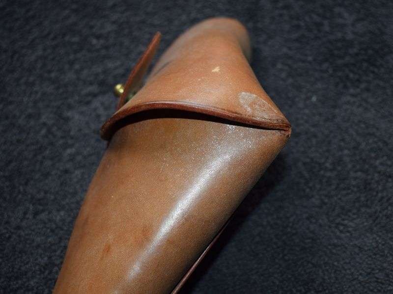 28) Excellent Near Mint Original Boer War – WW1 British Army Officers Pistol Holster — image 5