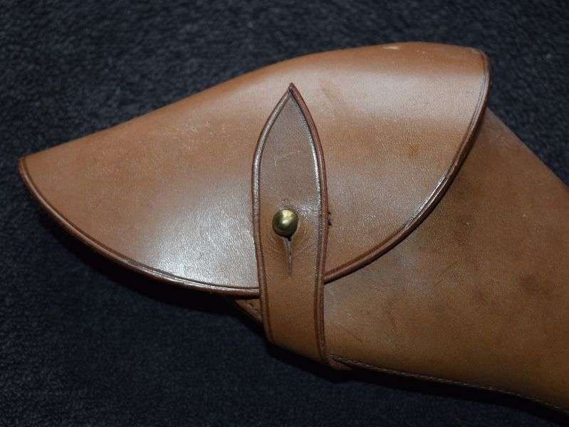28) Excellent Near Mint Original Boer War – WW1 British Army Officers Pistol Holster — image 6