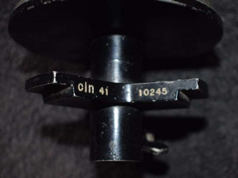 30) Excellent WW2 German Military Surveying Sight Compass, Artillery Compass? cln 41 — image 6