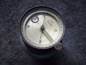 30) Excellent WW2 German Military Surveying Sight Compass, Artillery Compass? …