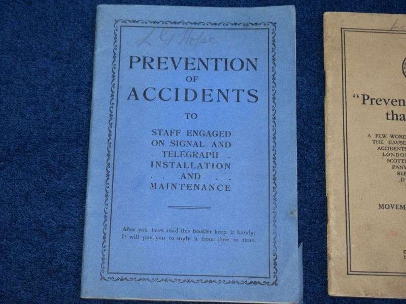 56) Good Group of 3 LMS Railways Books Prevention is Better 1924, Prevention of Accidents 1938 & LMS, LNW Insurance Society 1935 — image 6