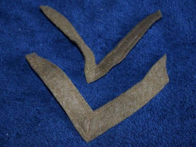 91) Totally Mint Original Unissued WW1 WW2 British Army Battledress Lance Corporals Stripes — image 2