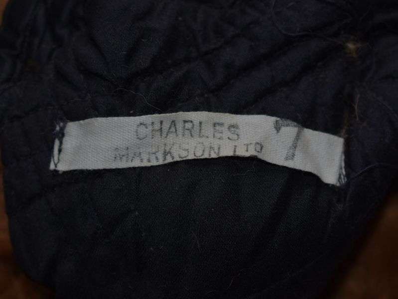 104) Vintage Charles Markson Ltd Leather Flying Helmet or Motoring Hat? — image 2