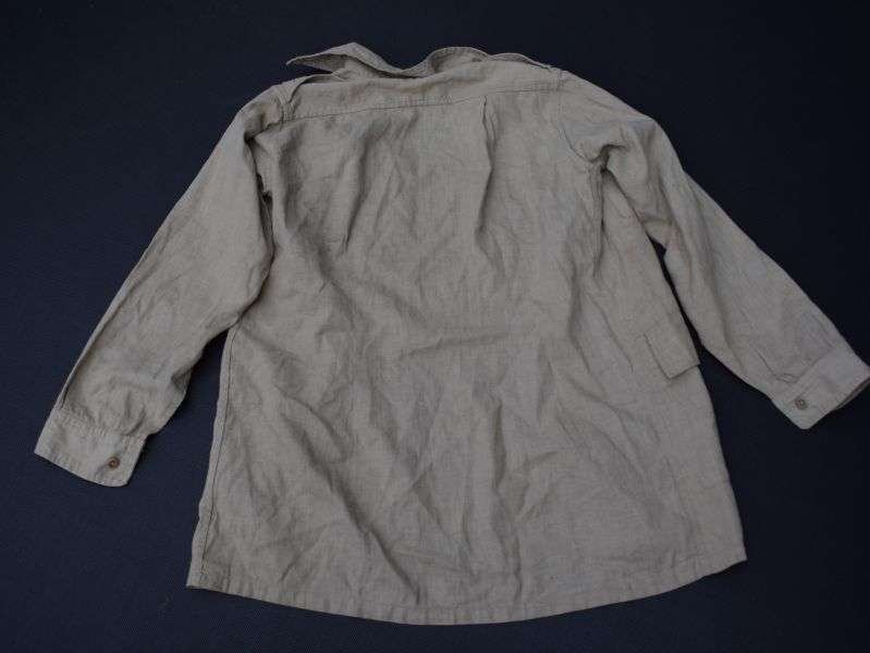 76) Original WW2 Indian Made British Army Khaki Aertex Bush Jacket 1943 — image 11