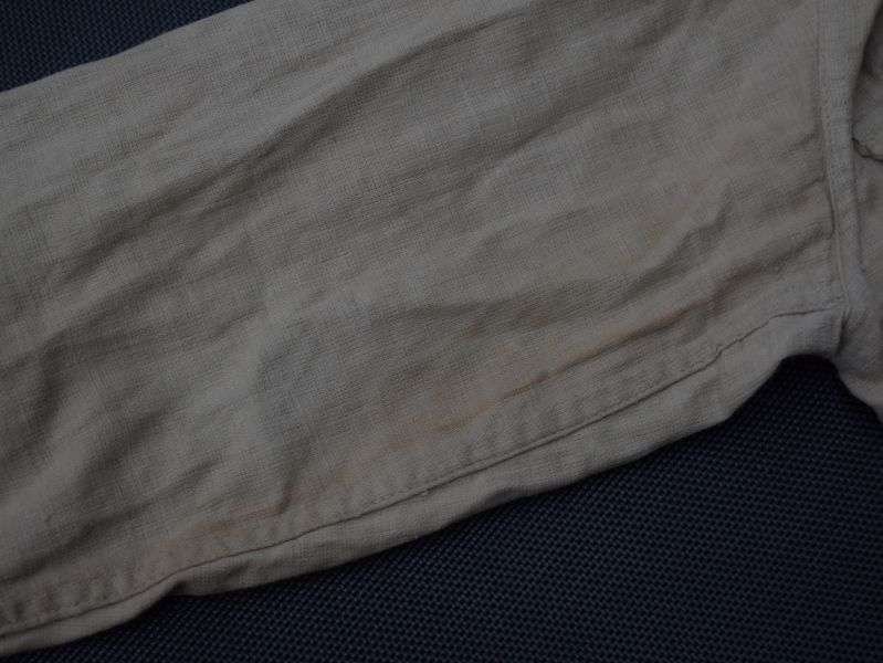 76) Original WW2 Indian Made British Army Khaki Aertex Bush Jacket 1943 — image 3