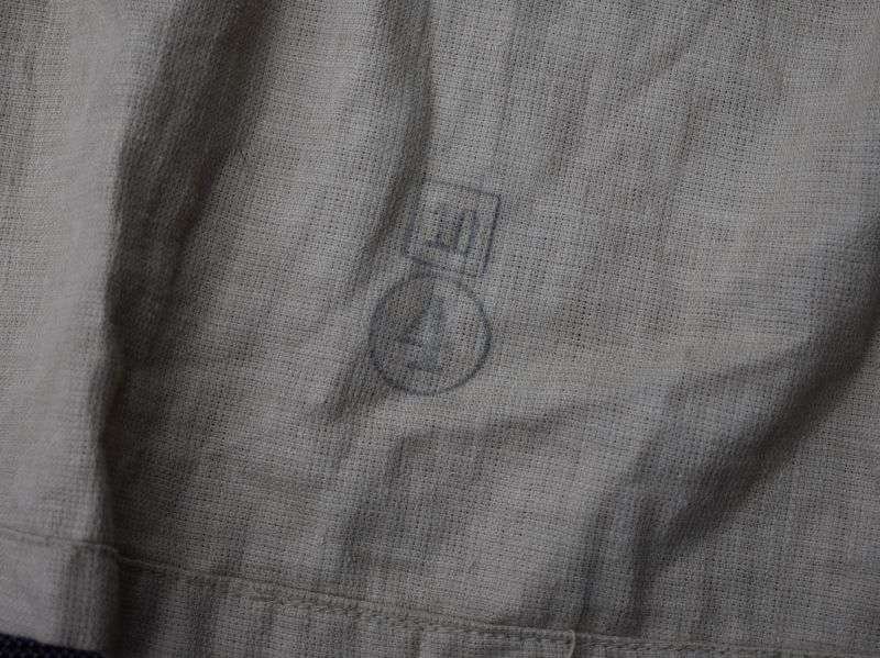 76) Original WW2 Indian Made British Army Khaki Aertex Bush Jacket 1943 — image 4
