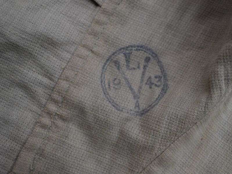 76) Original WW2 Indian Made British Army Khaki Aertex Bush Jacket 1943 — image 5