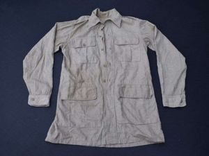 76) Original WW2 Indian Made British Army Khaki Aertex Bush …