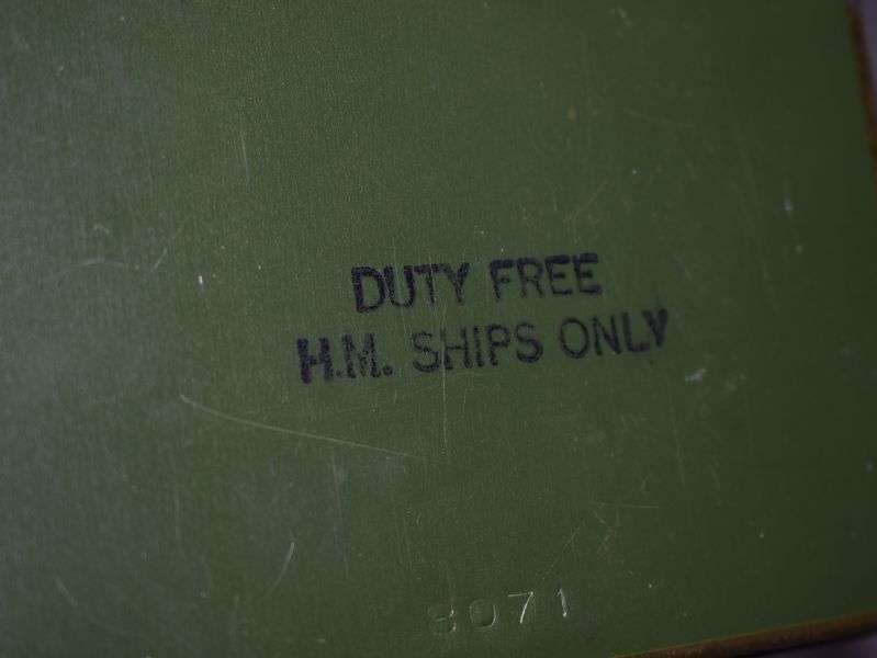 81) Good WW2 Churchman's No1 Cigarettes Tin Duty Free HM Ships Only — image 2