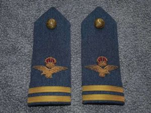 83) Excellent Original WW2 RAF Officers Removable Dress Uniform Epaulettes