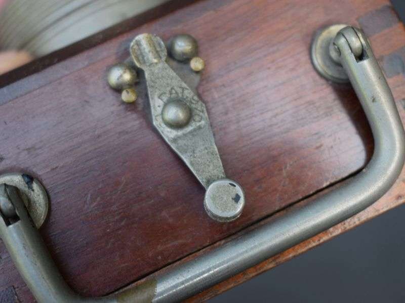 56) Good Original WW1 British Ever Ready Battery Operated Wooden Trench Lamp — image 9