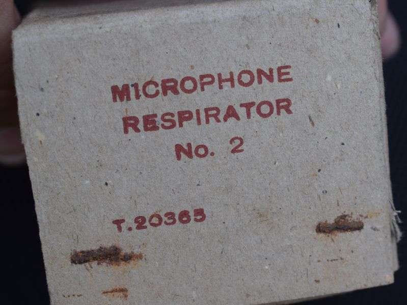 67) Totally Mint Unissued WW2 British Respirator Microphone No2 In Box of Issue — image 10