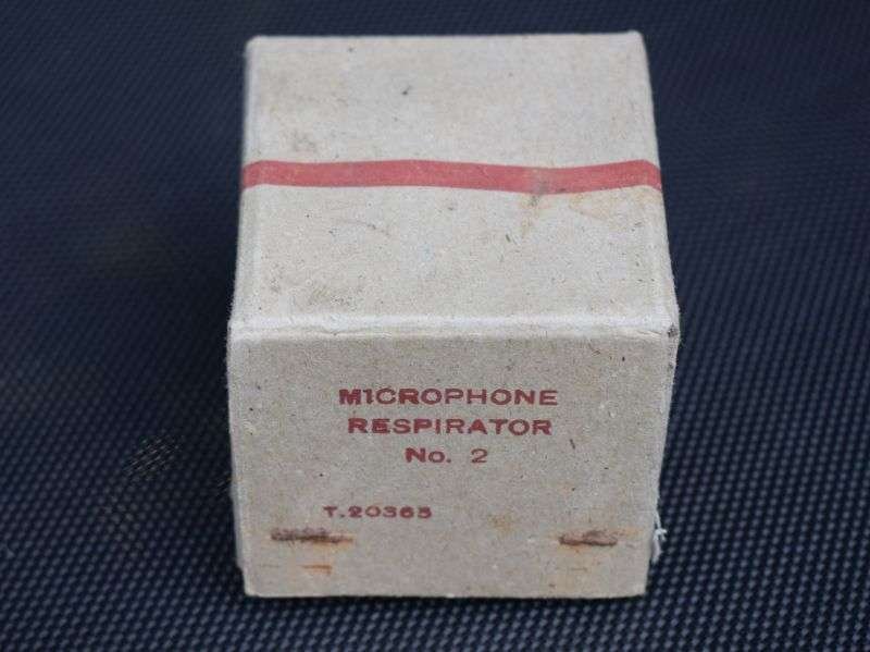 67) Totally Mint Unissued WW2 British Respirator Microphone No2 In Box of Issue — image 11