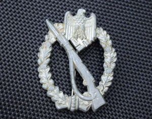 42) Genuine WW2 German Silver Infantry Assault Award Badge Marked …