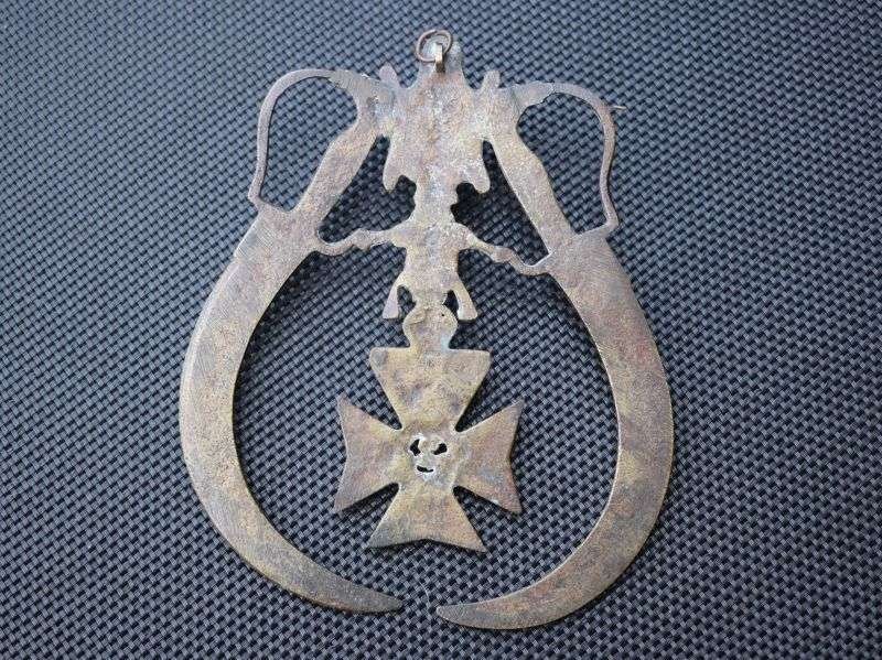 35) Excellent Original WW1 WW2 Indian Wall Hanging Souvenir Kings Royal Rifle Corps — image 3