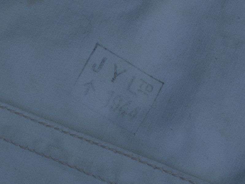 1) Original WW2 British Army Issue Snow Camo Rifle or Bren Carry Bag Dated 1944 — image 2