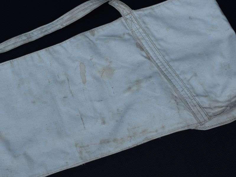 1) Original WW2 British Army Issue Snow Camo Rifle or Bren Carry Bag Dated 1944 — image 4