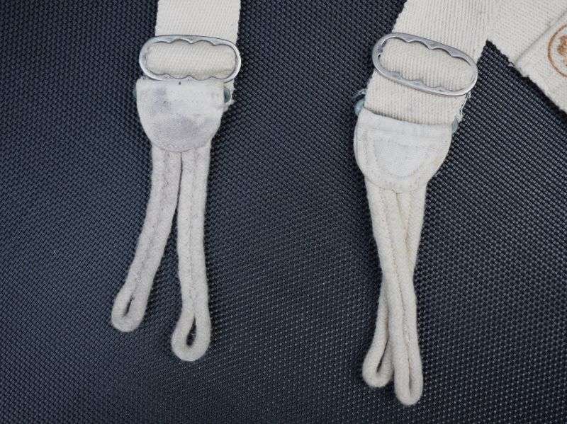 3) Excellent Original WW2 Indian Made British Army Trouser Braces. — image 3
