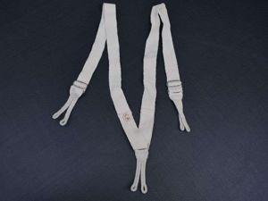 3) Excellent Original WW2 Indian Made British Army Trouser Braces.