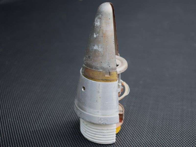 7) Excellent Original Vintage British Military Training Sectioned Russian? Artillery Shell Time Fuze BM-30 — image 2